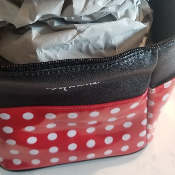 NWT Dani Disney's Minnie Mouse Red/White Polka Dot Mini Backpack - Picture 4 of 8